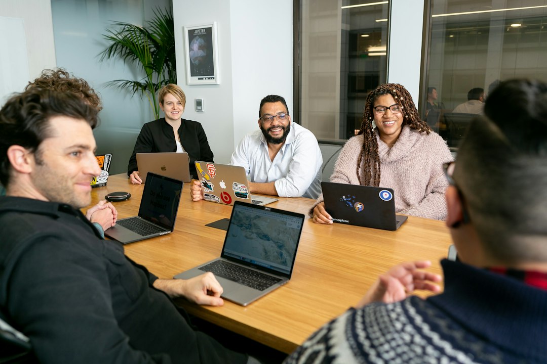 Consultant meeting business team
